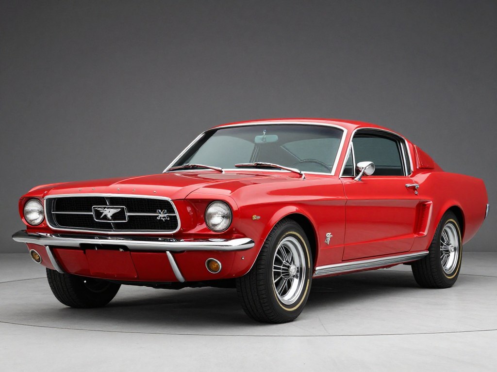 1967 Ford Mustang classic car in pristine condition