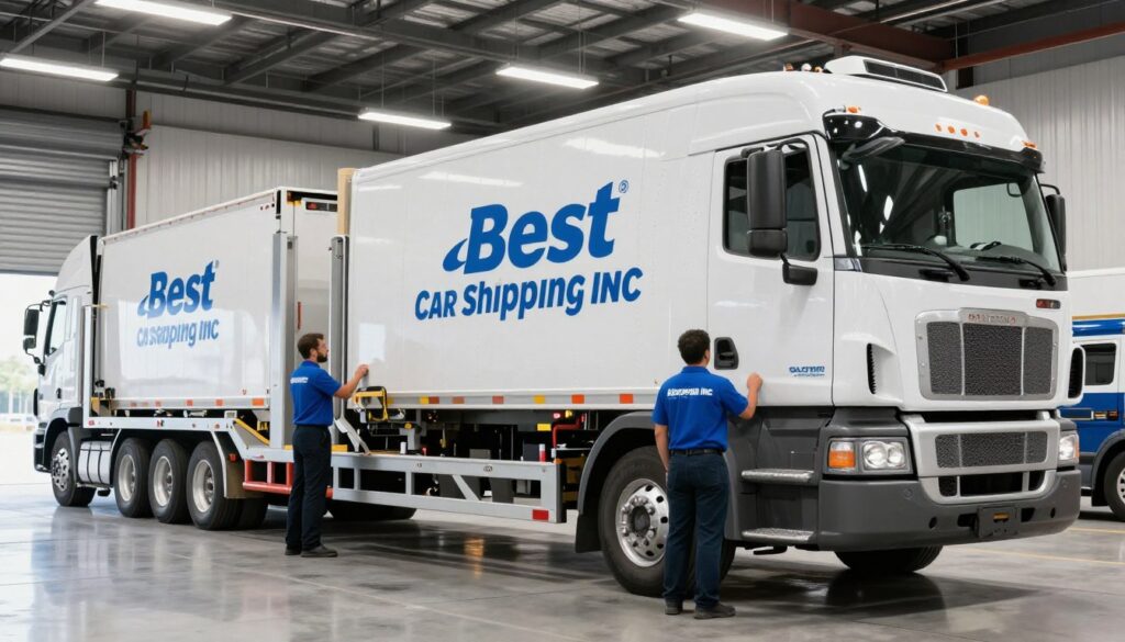 Best Car Shipping Inc professional team and modern transport facility